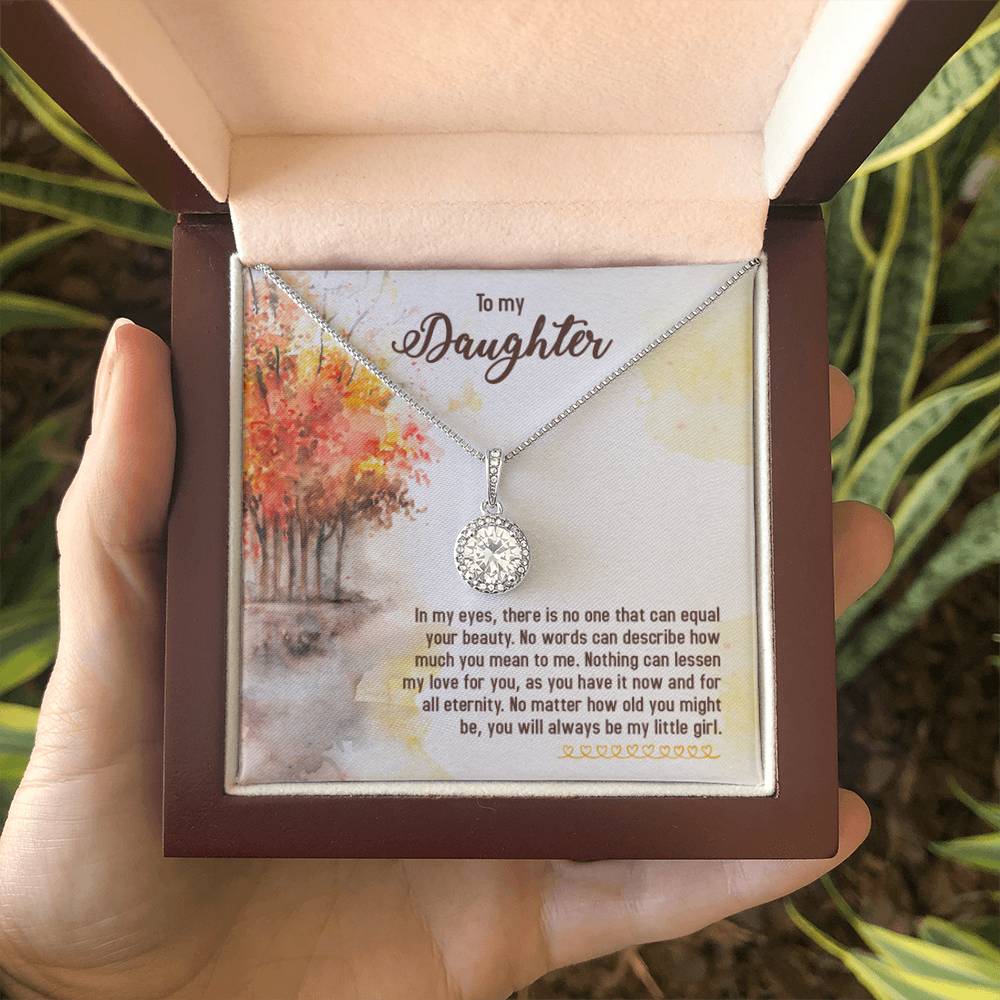 To My Daughter Necklace – Daughter Graduation & Birthday Present – Eternal Hope Necklace - Personalize Memories
