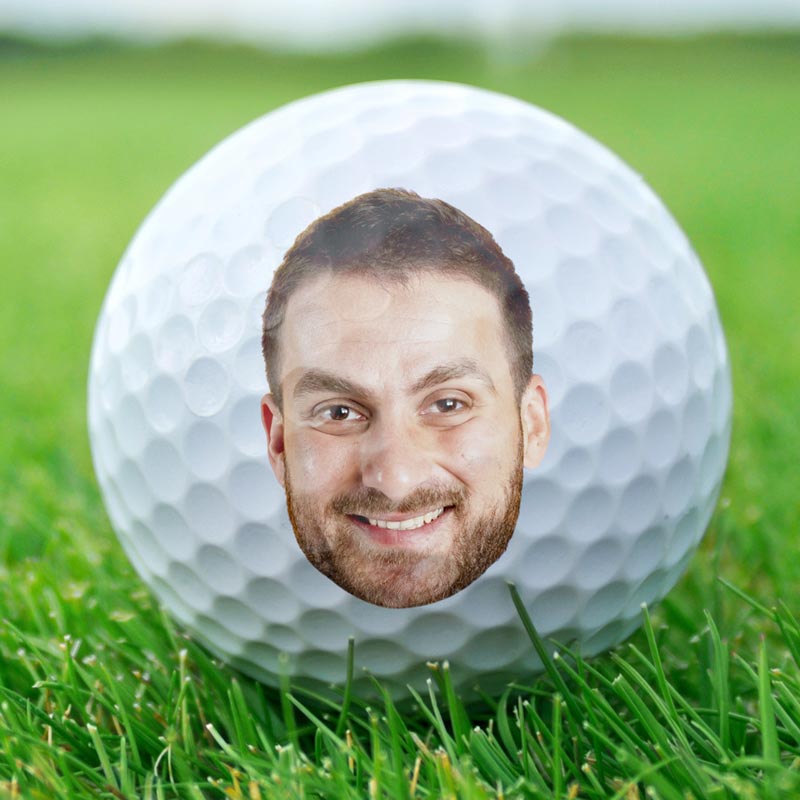 Custom Photo Golf Gift - If Found Return To This Guy - Gift For Dad, Father, Grandpa, Golfer, Golf Lover - Personalized Golf Ball - Personalize Memories