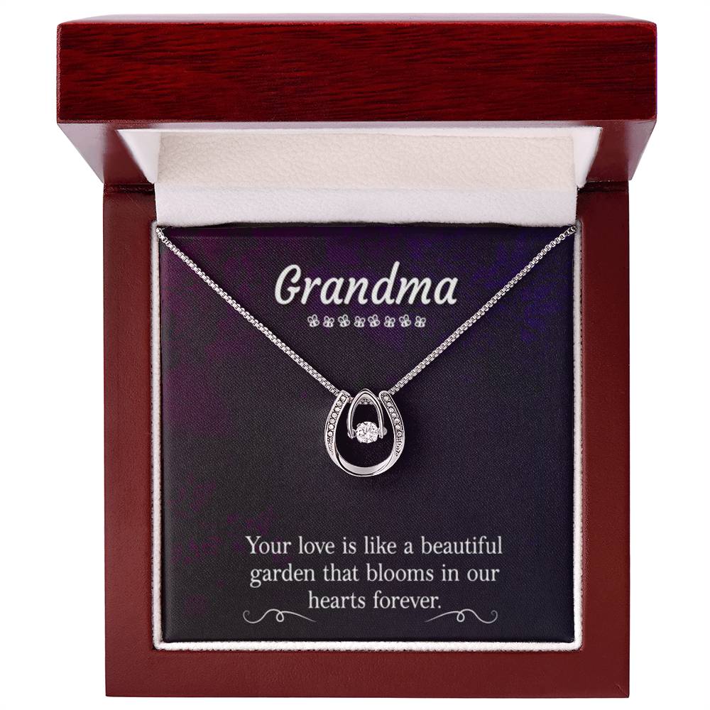 Present for Grandma - Grandma - Lucky In Love PARTNER - Personalize Memories