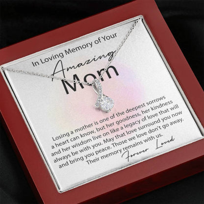 In Loving Memory of Amazing Mom - Alluring Beauty Necklace