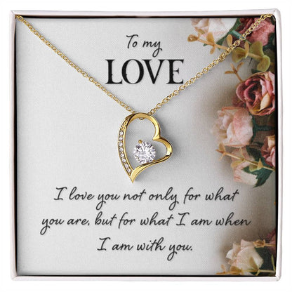 To My Love Gift - Forever Love Necklace - Perfect Gift for Soulmate - Personalize Memories