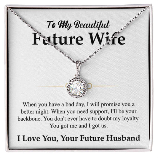 Future Wife Necklace - Gift for Engagement, Proposal or Romantic Surprises - Eternal Hope Necklace - Personalize Memories
