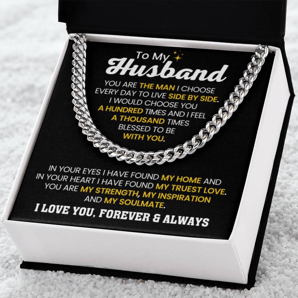 Gift for Husband from Wife - I Love You Forever & Always - Birthday & Valentine’s Day for Him - Personalize Memories