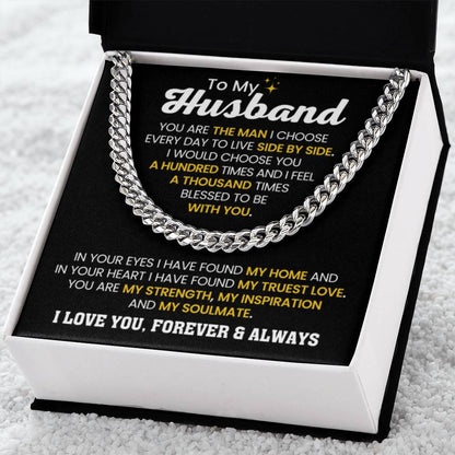 Gift for Husband from Wife - I Love You Forever & Always - Birthday & Valentine’s Day for Him - Personalize Memories