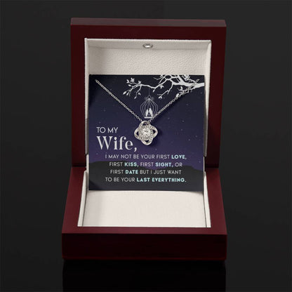 Anniversary & Valentine’s Day Gift for Wife - Emotional Jewelry from Husband - Love Knot Necklace - Personalize Memories