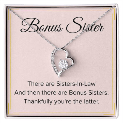 Bonus Sister Necklace Gift - Forever Love Necklace - Personalize Memories