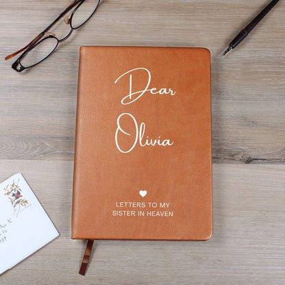 Loss of Sister Memorial Journal - Letters To My Sister - In Loving Memory Gift