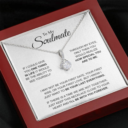 To My Soulmate - You're Special For Me - Alluring Beauty Necklace - Gift for Girlfriend - Personalize Memories
