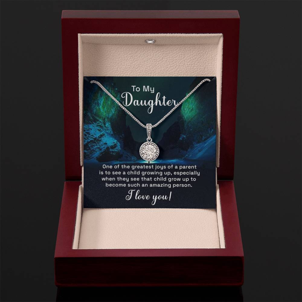 Birthday Gift for Daughter - Eternal Hope Necklace for Her - Personalize Memories