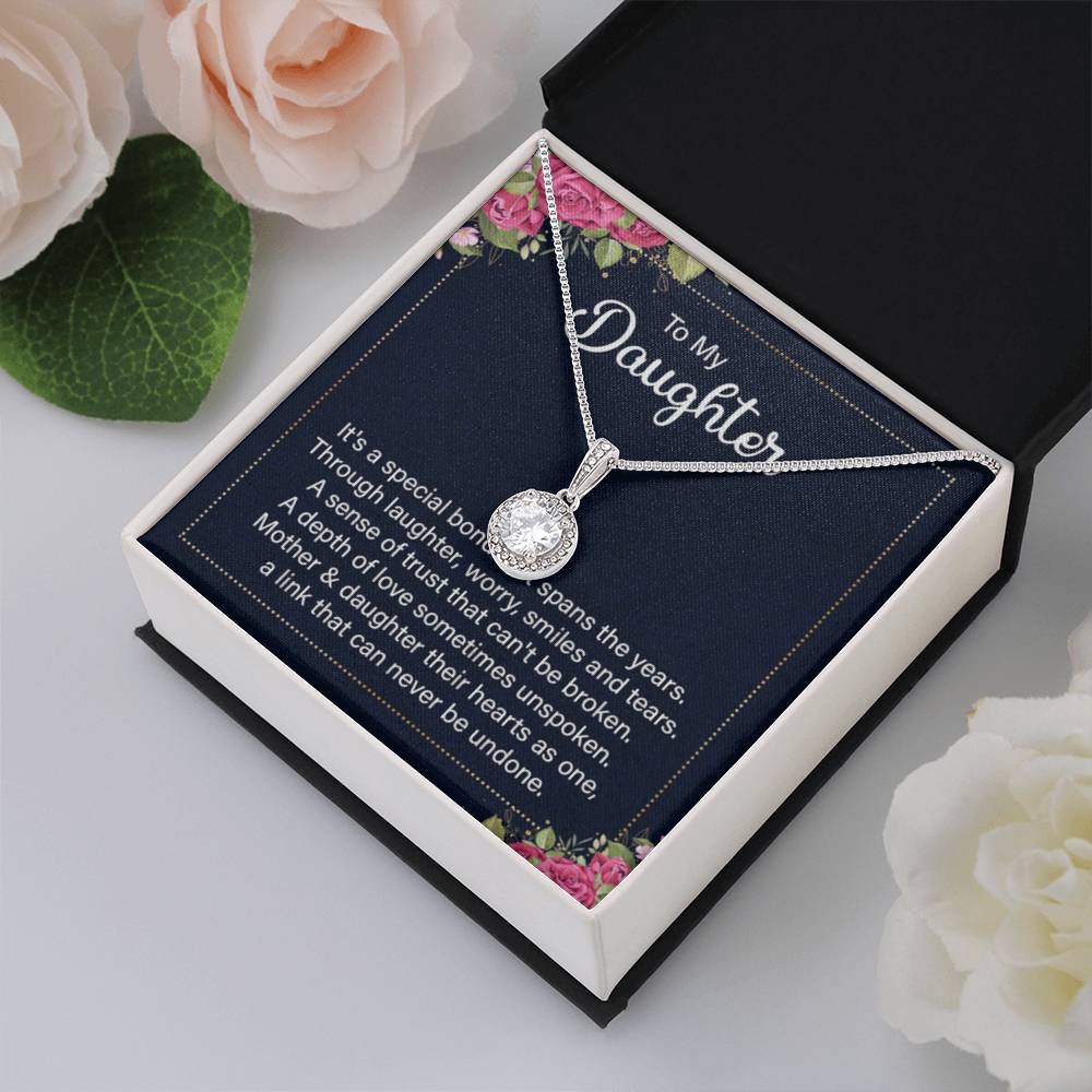 To My Daughter Necklace – Holiday Gift for Daughter Graduation – Eternal Hope Necklace - Personalize Memories