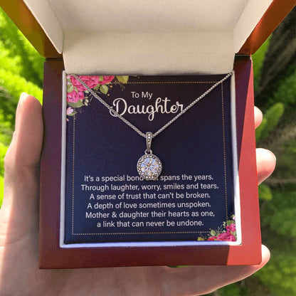 To My Daughter Necklace – Holiday Gift for Daughter Graduation – Eternal Hope Necklace - Personalize Memories