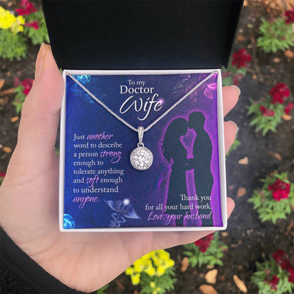 To my Doctor Wife - Eternal Hope Necklace - Gift for Wife from Husband - Personalize Memories