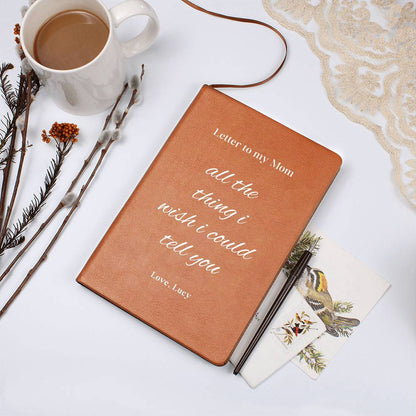 Custom Grief Journal Gift - Loss of Mom Grief Notebook - Mom Memorial Gift