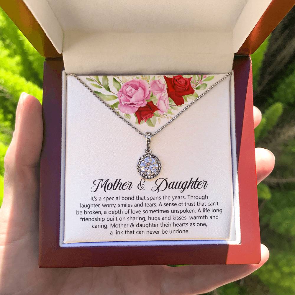 Mother & Daughter Gift - It's a Special Bond That Spans The Years - Eternal Hope Necklace - Personalize Memories