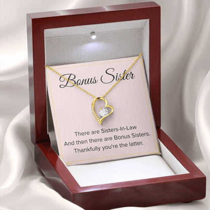 Bonus Sister Necklace Gift - Forever Love Necklace - Personalize Memories