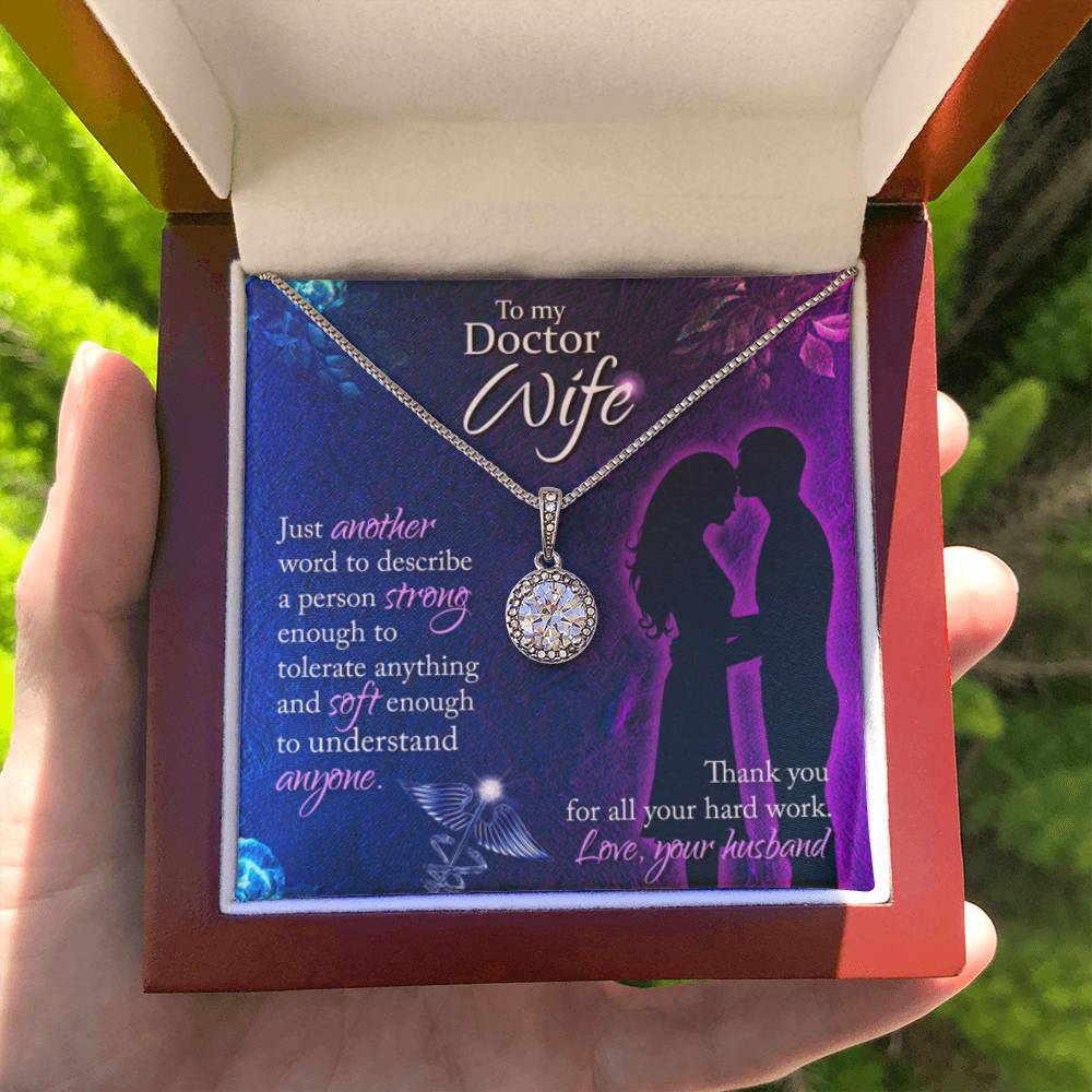 To my Doctor Wife - Eternal Hope Necklace - Gift for Wife from Husband - Personalize Memories