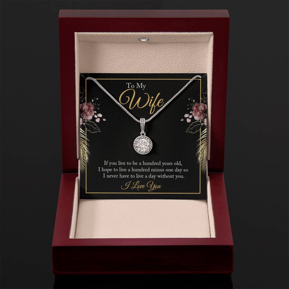 Anniversary Gift for Wife from Husband - Sweet Romantic Jewelry for Valentine’s Day - Eternal Hope Necklace - Personalize Memories