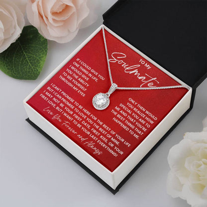 To My Soulmate - Love You Forever And Always - Eternal Hope Necklace - Personalize Memories