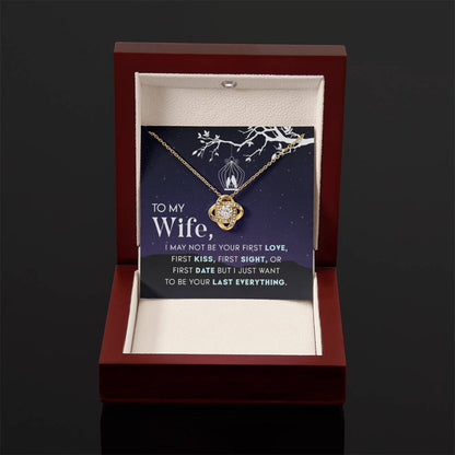 Anniversary & Valentine’s Day Gift for Wife - Emotional Jewelry from Husband - Love Knot Necklace - Personalize Memories