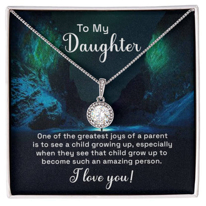 Birthday Gift for Daughter - Eternal Hope Necklace for Her - Personalize Memories