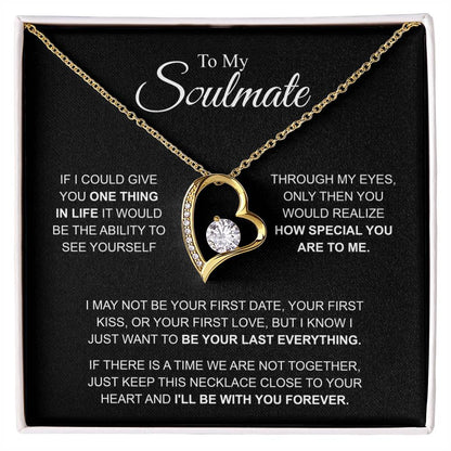 To My Soulmate - You're Special For Me - Forever Love Necklace - Personalize Memories