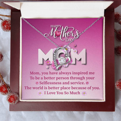 Mother's Day Gift - I Love You So Much - Forever Love Necklace - Personalize Memories