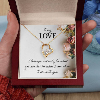 To My Love Gift - Forever Love Necklace - Perfect Gift for Soulmate - Personalize Memories