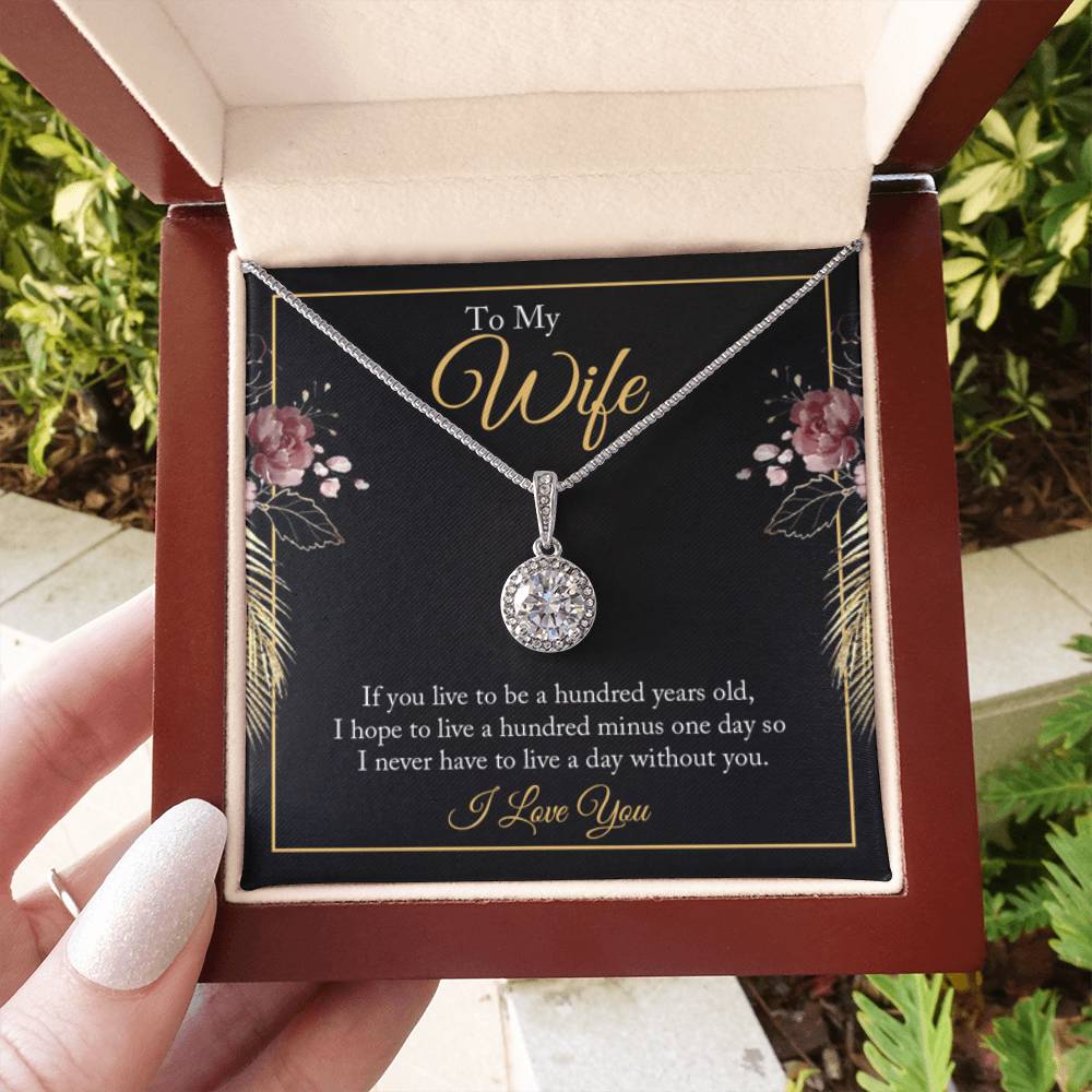 Anniversary Gift for Wife from Husband - Sweet Romantic Jewelry for Valentine’s Day - Eternal Hope Necklace - Personalize Memories