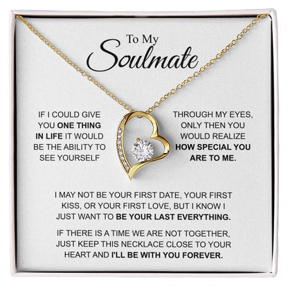 To My Soulmate - You're Special For Me - Forever Love Necklace - Gift for Girlfriend - Personalize Memories