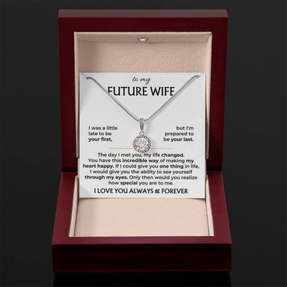 To My Future Wife Necklace - Gift for Engagement, Proposal or Romantic Surprises - Eternal Hope Necklace - Personalize Memories