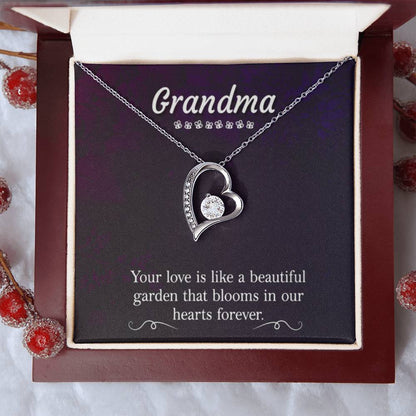 Present for Grandma - Grandma - Forever Love Necklace - Personalize Memories