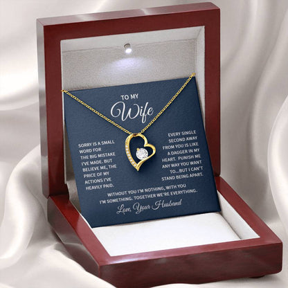 Wife Jewelry Gift from Husband - Sweet Romantic Gift for Valentine’s Day - Forever Love Necklace - Personalize Memories