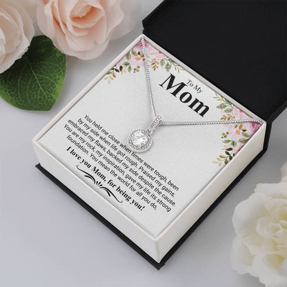 Gift for Mom - I Love You Mom - Eternal Hope Necklace - Personalize Memories