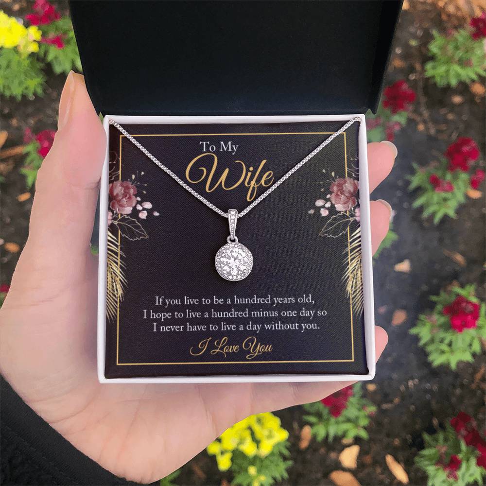 Anniversary Gift for Wife from Husband - Sweet Romantic Jewelry for Valentine’s Day - Eternal Hope Necklace - Personalize Memories