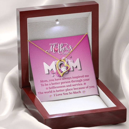 Mother's Day Gift - I Love You So Much - Forever Love Necklace - Personalize Memories