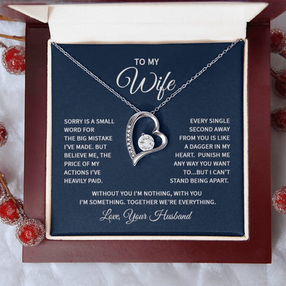 Wife Jewelry Gift from Husband - Sweet Romantic Gift for Valentine’s Day - Forever Love Necklace - Personalize Memories