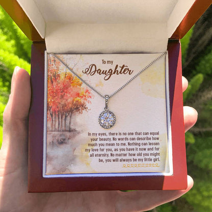 To My Daughter Necklace – Daughter Graduation & Birthday Present – Eternal Hope Necklace - Personalize Memories