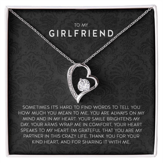 Gift for Girlfriend Necklace - Romantic Jewelry for Valentine’s Day, Birthday & Special Relationship Moments - Forever Love Necklace - Personalize Memories