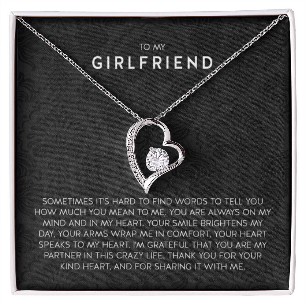 Gift for Girlfriend Necklace - Romantic Jewelry for Valentine’s Day, Birthday & Special Relationship Moments - Forever Love Necklace - Personalize Memories