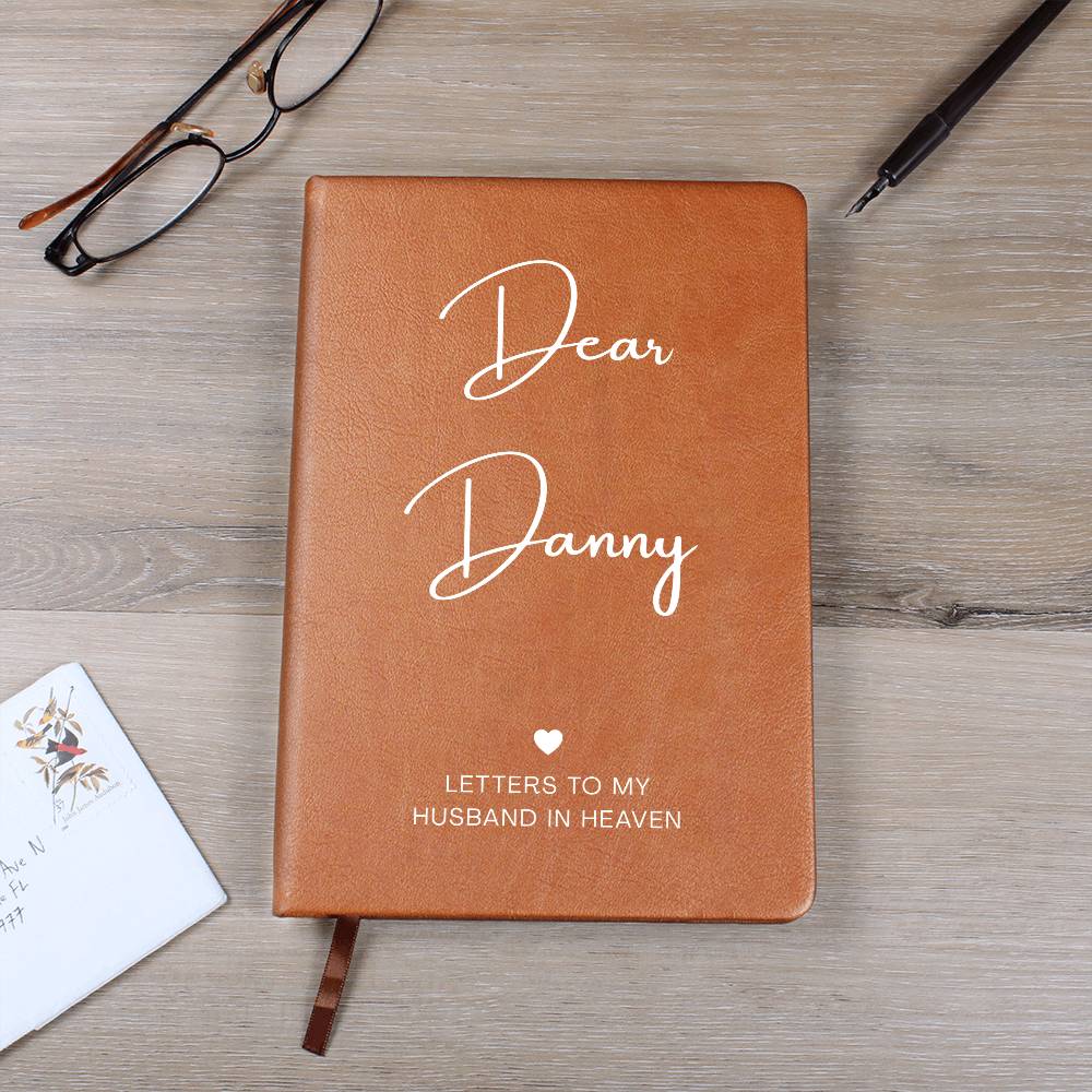 Loss of Husband Memorial Journal - Letters To My Husband - In Loving Memory Gift