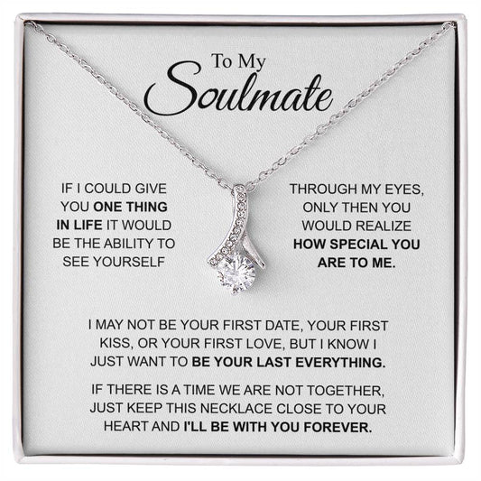 To My Soulmate - You're Special For Me - Alluring Beauty Necklace - Gift for Girlfriend - Personalize Memories