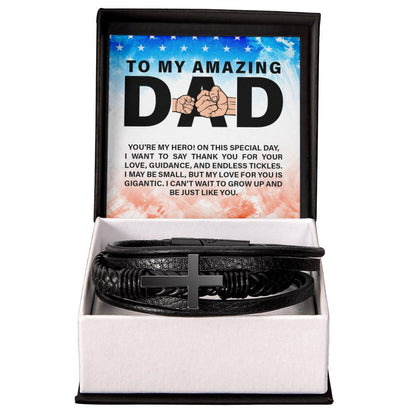To My Amazing Dad - You're my hero - Gift for Father - Love You Forever Bracelet - Personalize Memories