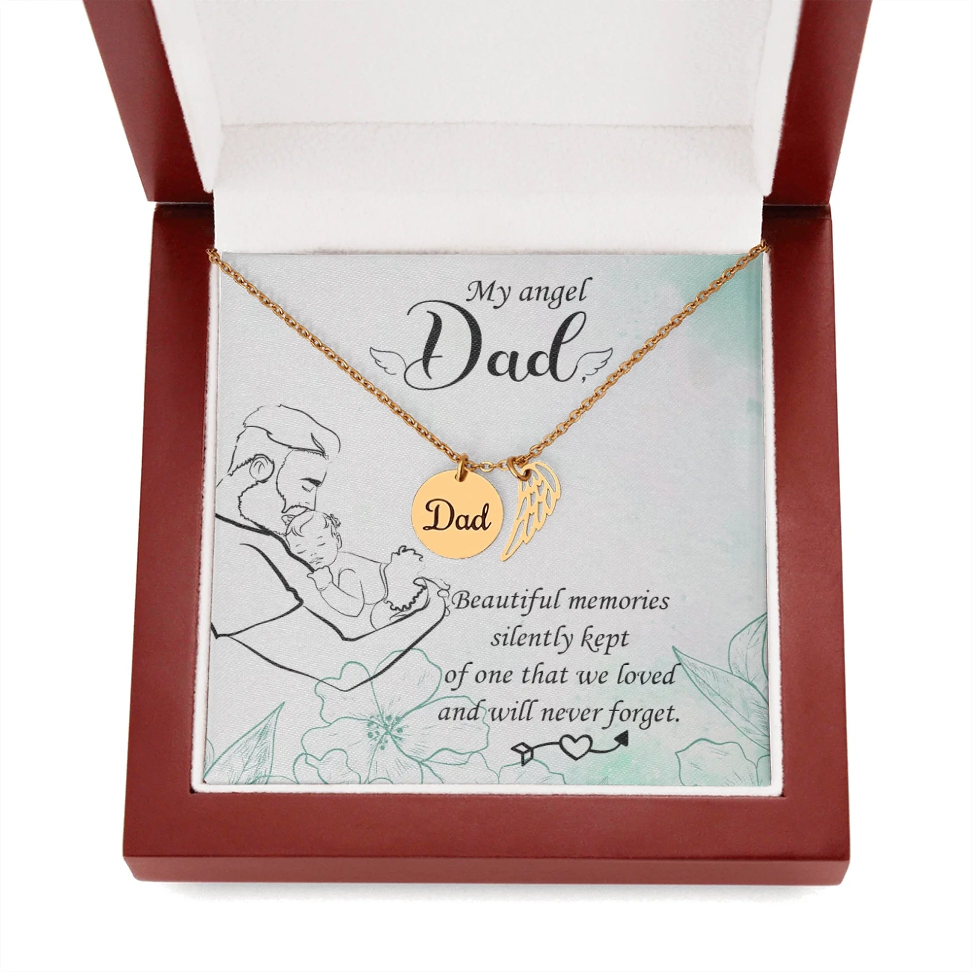 Dad Remembrance Gold Lux Amazon