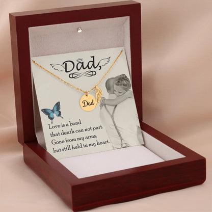 Dad Remembrance Gold w Wood Box 3