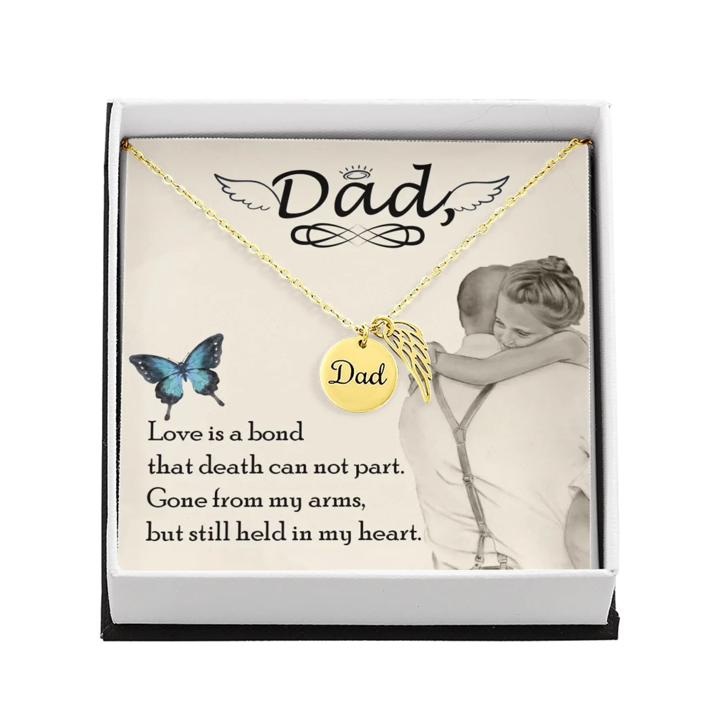 Dad Remembrance Gold Amazon