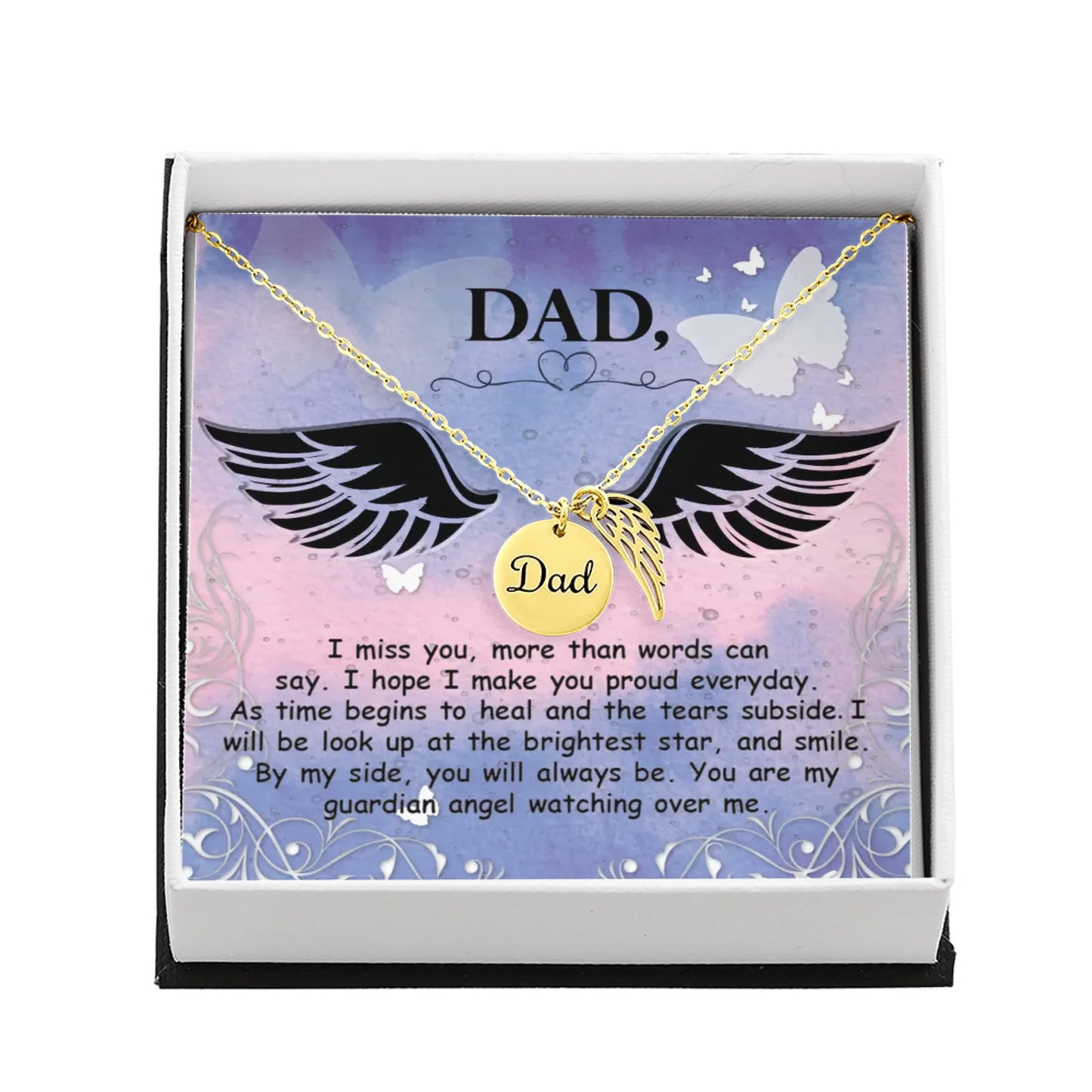 Dad Remembrance Gold Amazon