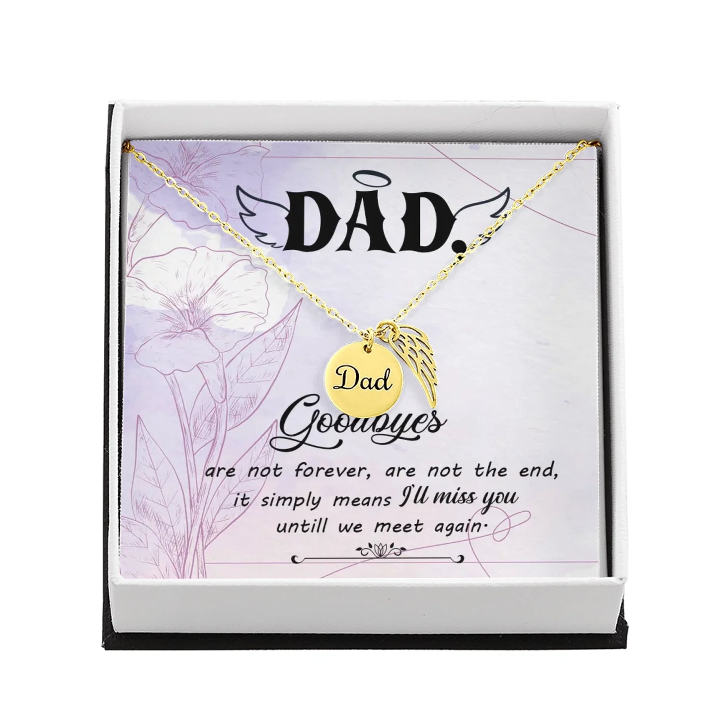 Dad Remembrance Gold Amazon