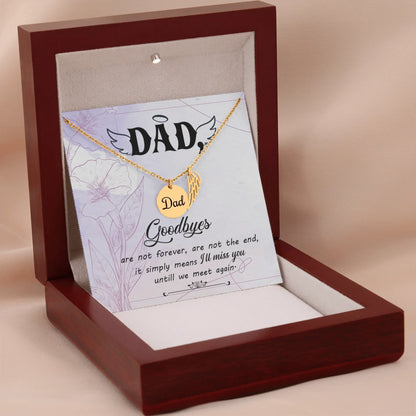 Dad Remembrance Gold w Wood Box 3