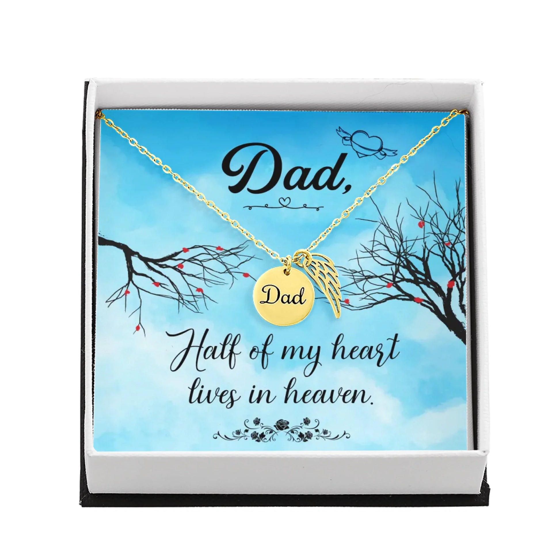 Dad Remembrance Gold Amazon