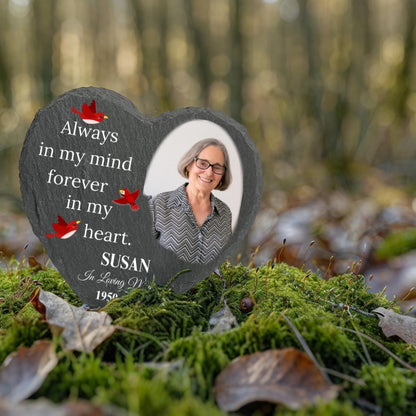 Always In My Mind Forever In My Heart - Personalized Memorial Stone Gift - Personalize Memories